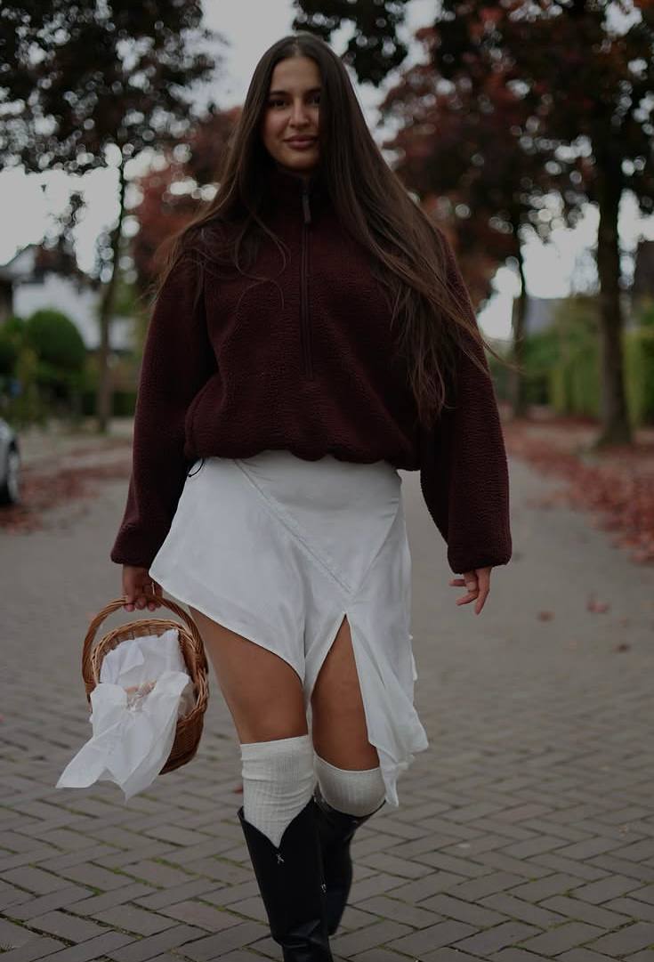 Wool coat and textures styling